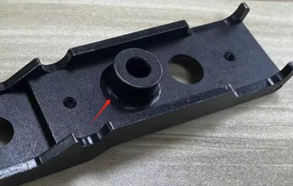 bushing-is-welded-on-the-bracket