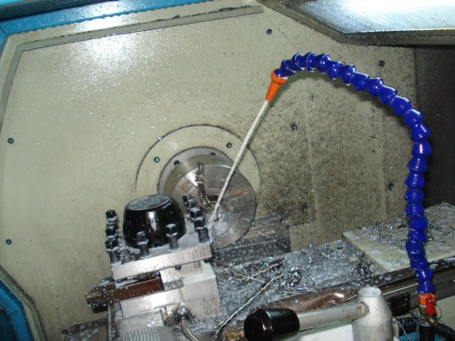 CNC machining the pins
