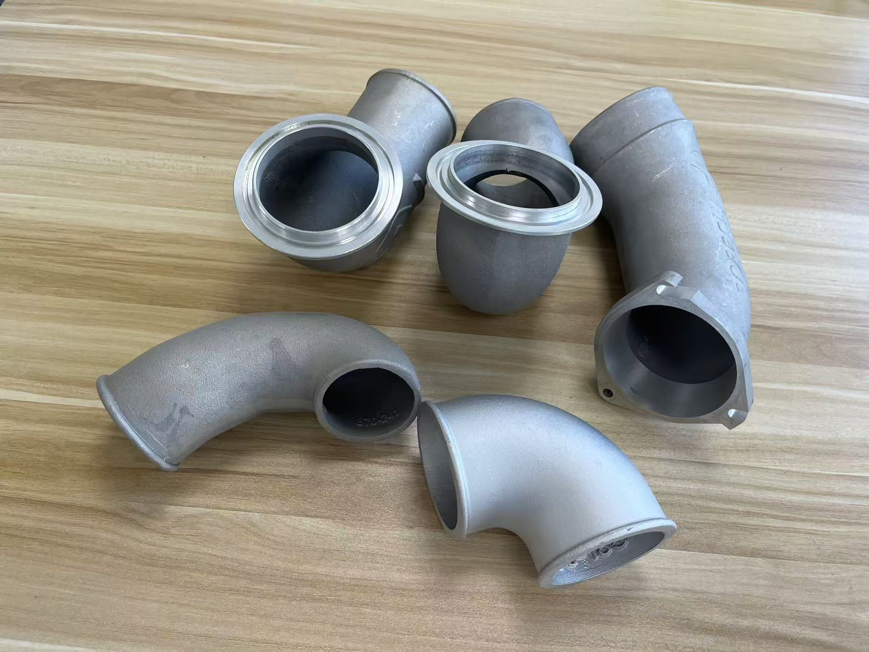 Customize Aluminum Casted Elbow with CNC Machining