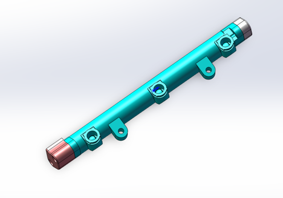 fuel rail 3D drawing-1