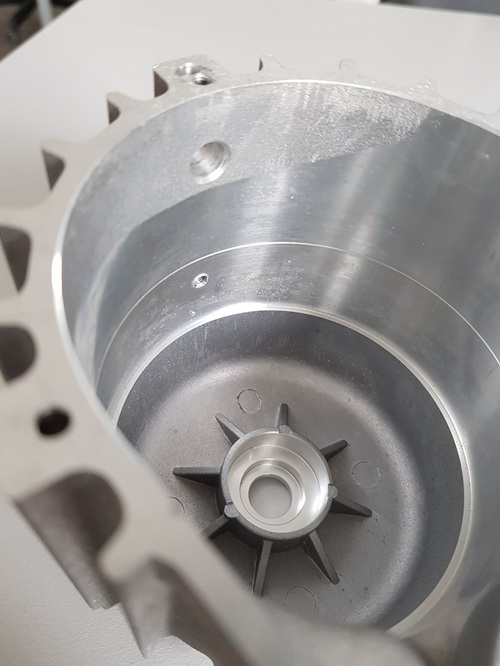 housing after CNC turning