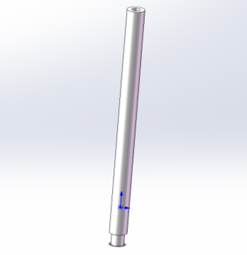 the 3D drawings of candle holder rod