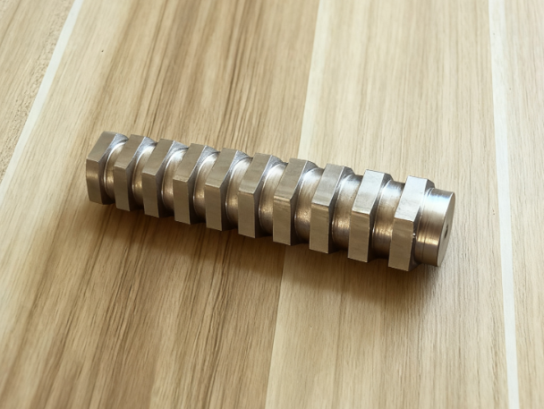 Custom 12L14 steel CNC Machining Muti-step Shaft