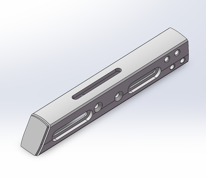3D drawing of front bracket