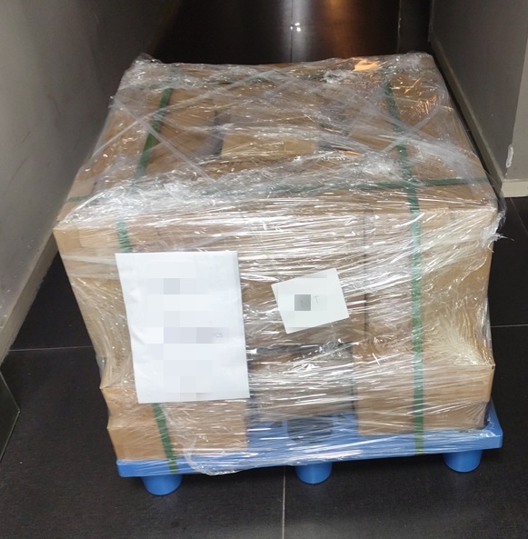 packed in pallet