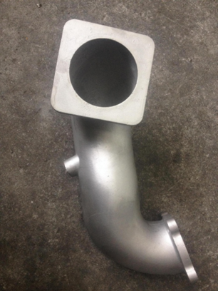 shot blasted downpipe