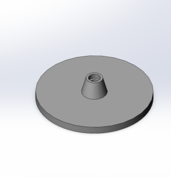 the 3D drawings of candle holder base 1