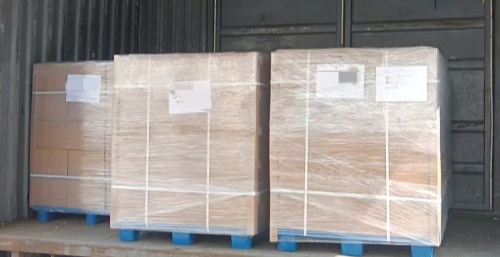 packed in pallet