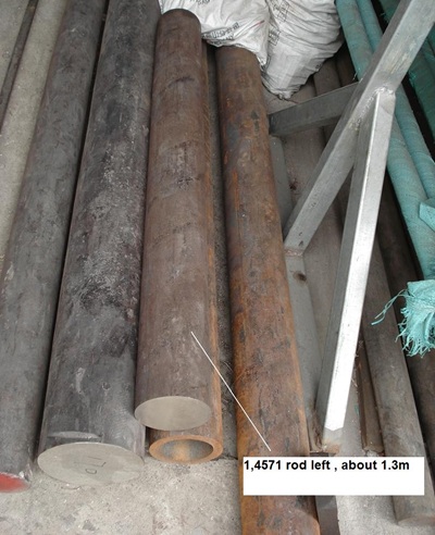 raw stainless steel material