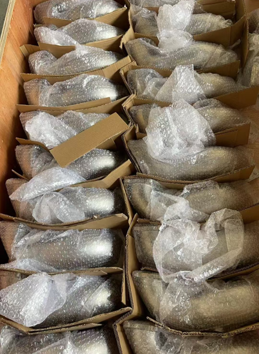 packing in bubble bag