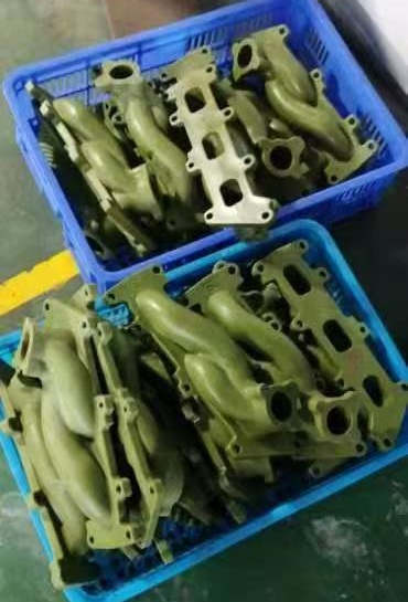 Patrón de cera del colector de admisión