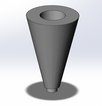 the 3D drawings of candle holder top