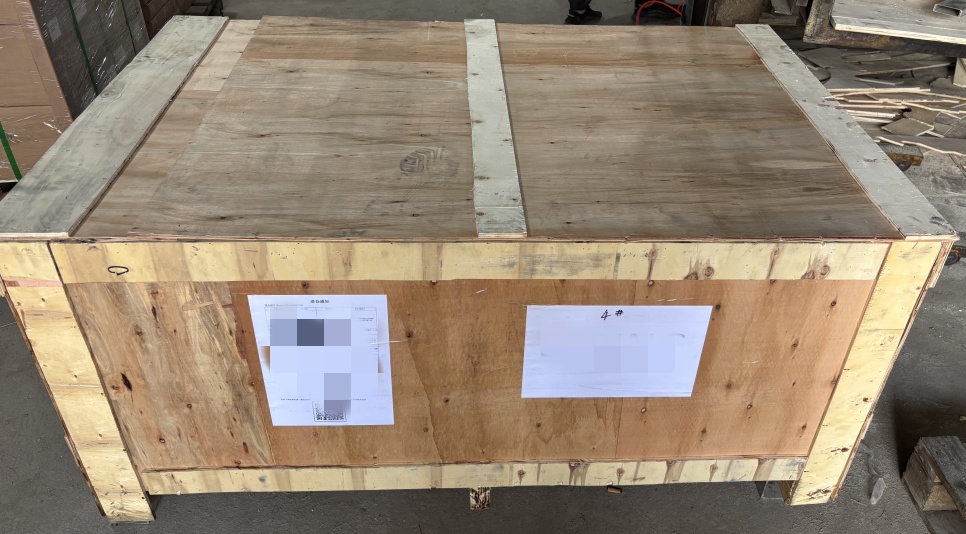 packed in wooden case