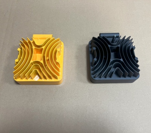 square aluminum lamp housing