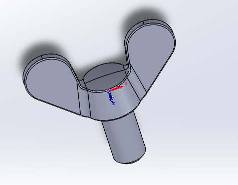 the 3d drawings of the wing bolt