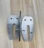Pasadyang Steel Alloy Laser Cutting at CNC Milled Bar Adapter
