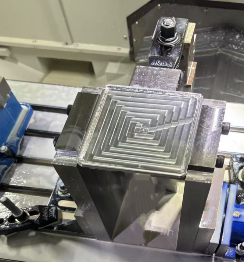 milling the inner surface