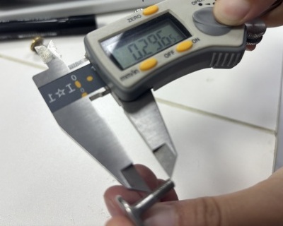 Profondità del filo manopola del cassetto