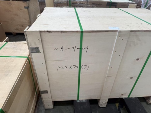 packed in wooden case