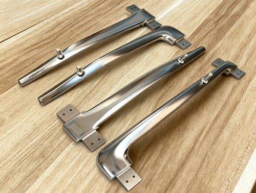 Custom ADC12 Aluminum Die Casting Furniture Legs For Outer Door Furniture