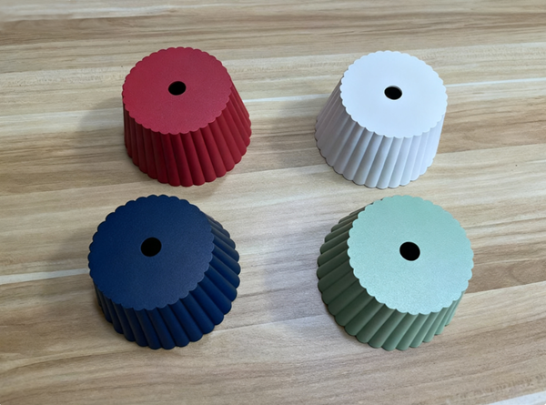 Custom Aluminum Die Casting Lampshade in Powder Coated